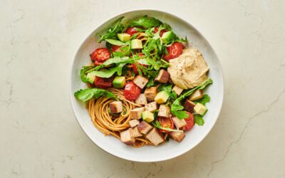 Soba Noodles Salad mit geräuchertem Tofu: Glutenfrei & Vegan