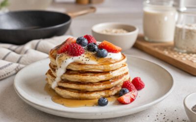 Fluffige Vegane Pancakes