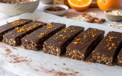 Veganer Protein Riegel Schoko-Orange