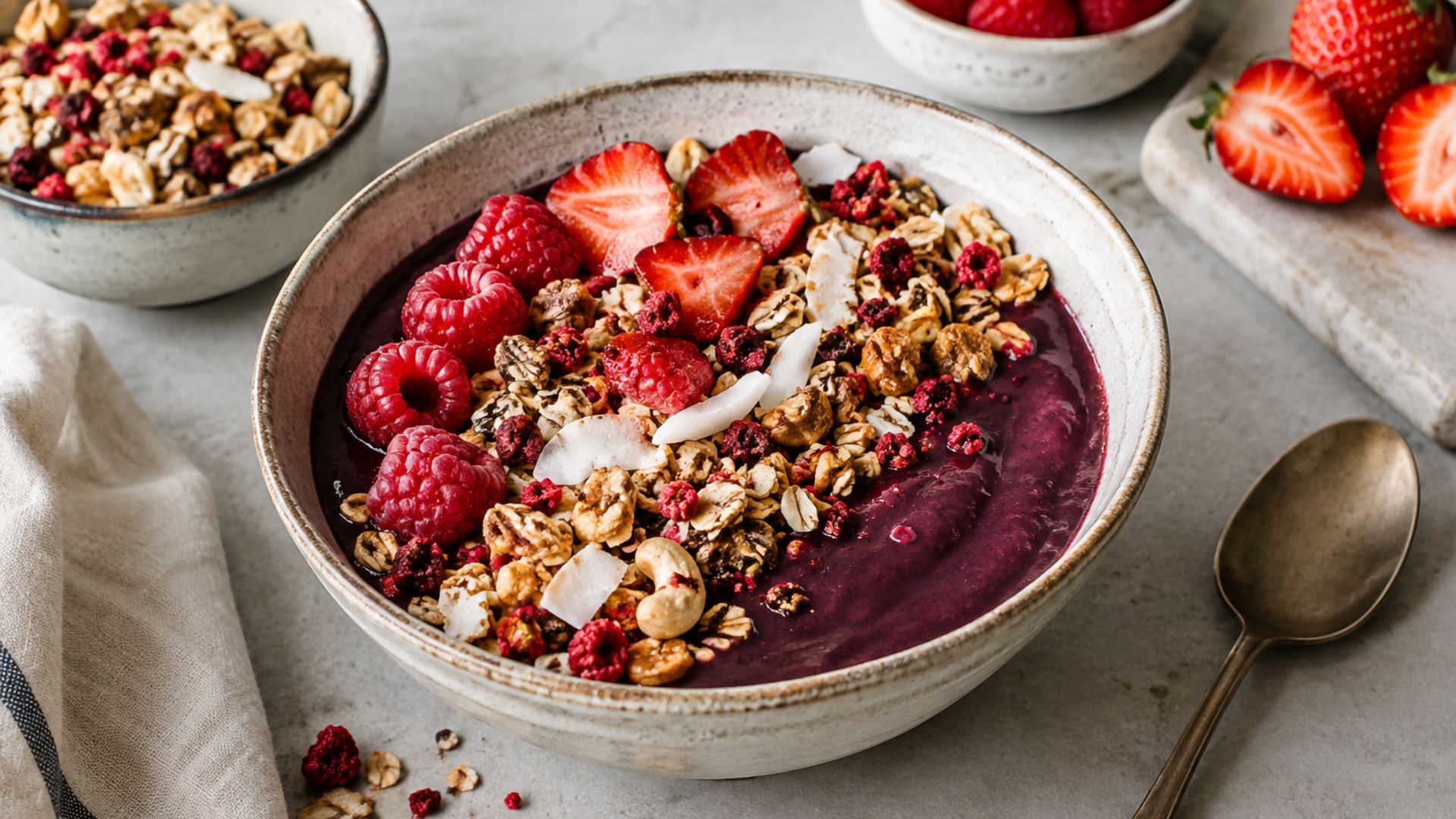 01 Acai Bowl mit Granola - ©www.canva.com