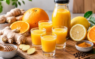 Ingwer Shot selber machen – Einfaches Rezept mit Zitrone und Orange