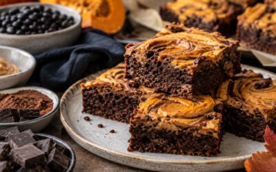 Saftige Kürbis Schokoladen Brownies